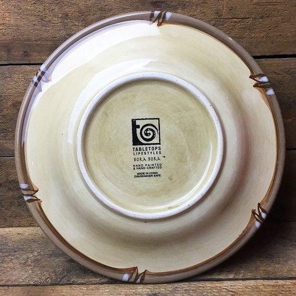 Tabletops Lifestyles Bora Bora Salad Dessert Plate - Picture 3 of 3